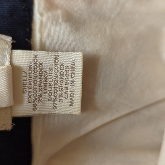 JCrew size 4 navy with ivory polka dots pencil skirt - Picture 7 of 7